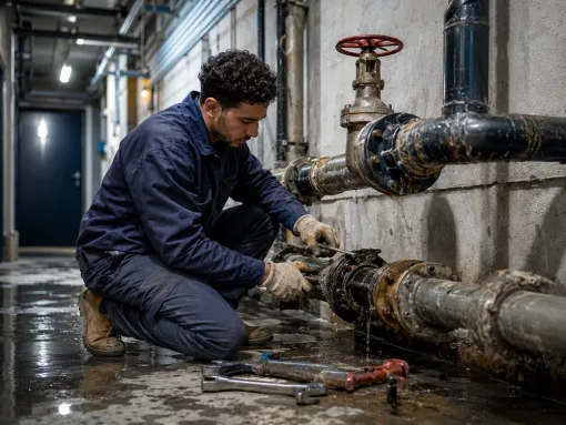 Coupure d’eau dans un bâtiment : intervenir rapidement en cas de fuite générale !, Pantin, NESAYEM BTP