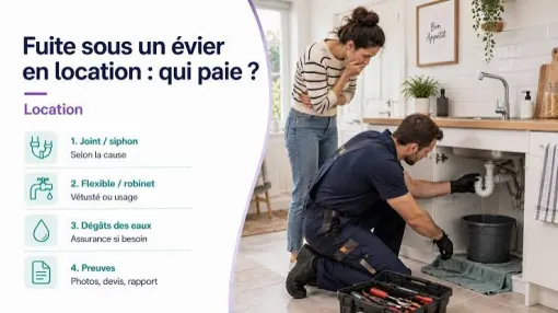 FUITE D’EAU EN LOCATION : LOCATAIRE OU PROPRIÉTAIRE, QUI DOIT PRENDRE EN CHARGE LA RÉPARATION ?, Pantin, NESAYEM BTP